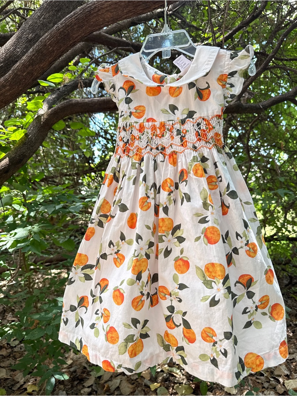 Orange Blossom Boogie Toddler Dress 4T 🍊
